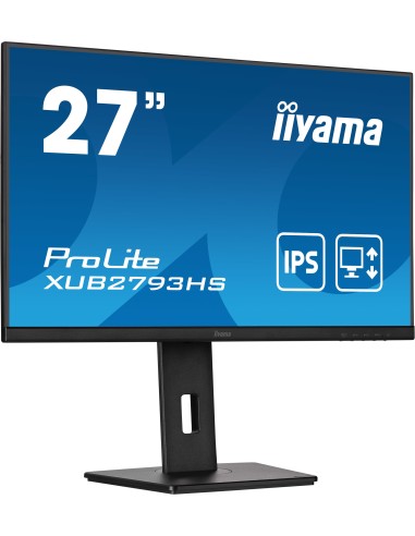 iiyama ProLite XUB2793HS-B7 pantalla para PC 68,6 cm (27") 1920 x 1080 Pixeles Full HD LED Negro