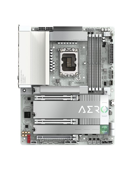 GIGABYTE Placa base Z890 AERO G - Compatible con CPUs Intel Core Ultra (Serie 2), VRM de 16+1+2 fases, hasta 8800MHz DDR5 (OC), GIGABYTE Placa base Z890 AERO G - Compatible con CPUs Intel Core Ultra (Serie 2), VRM de 16+1+2 fases, hasta 8800MHz DDR5 (OC),