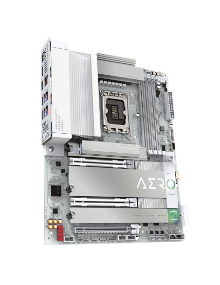 GIGABYTE Placa base Z890 AERO G - Compatible con CPUs Intel Core Ultra (Serie 2), VRM de 16+1+2 fases, hasta 8800MHz DDR5 (OC), GIGABYTE Placa base Z890 AERO G - Compatible con CPUs Intel Core Ultra (Serie 2), VRM de 16+1+2 fases, hasta 8800MHz DDR5 (OC),