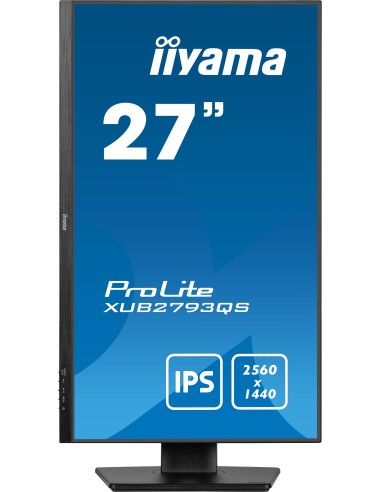 iiyama ProLite XUB2793QS-B7 pantalla para PC 68,6 cm (27") 2560 x 1440 Pixeles Quad HD LED Negro