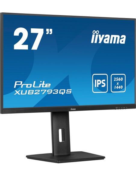 iiyama ProLite XUB2793QS-B7 pantalla para PC 68,6 cm (27") 2560 x 1440 Pixeles Quad HD LED Negro