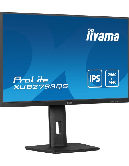 iiyama ProLite XUB2793QS-B7 pantalla para PC 68,6 cm (27") 2560 x 1440 Pixeles Quad HD LED Negro iiyama ProLite XUB2793QS-B7 pantalla para PC 68,6 cm (27") 2560 x 1440 Pixeles Quad HD LED Negro