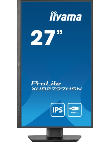 iiyama ProLite XUB2797HSN-B2 pantalla para PC 68,6 cm (27") 1920 x 1080 Pixeles Full HD LED Negro