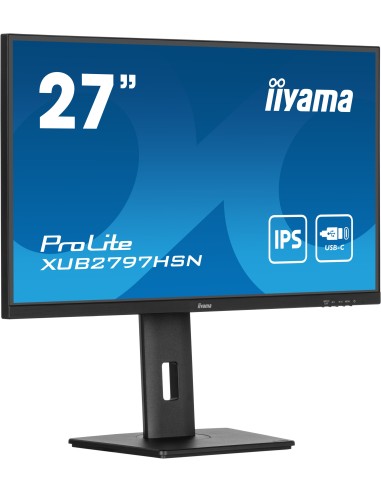 iiyama ProLite XUB2797HSN-B2 pantalla para PC 68,6 cm (27") 1920 x 1080 Pixeles Full HD LED Negro