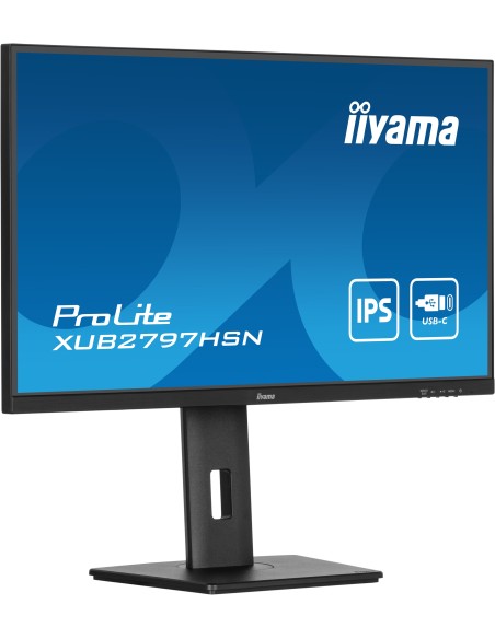 iiyama ProLite XUB2797HSN-B2 pantalla para PC 68,6 cm (27") 1920 x 1080 Pixeles Full HD LED Negro