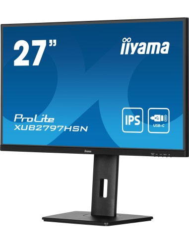 iiyama ProLite XUB2797HSN-B2 pantalla para PC 68,6 cm (27") 1920 x 1080 Pixeles Full HD LED Negro