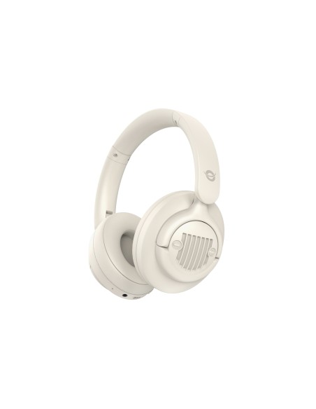 Conceptronic ALVAH02C auricular y casco Auriculares Inalámbrico y alámbrico Diadema Música Bluetooth Crema de color