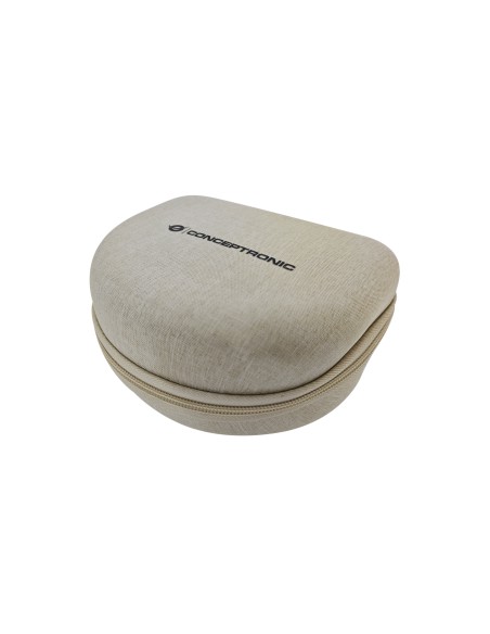 Conceptronic ALVAH02C auricular y casco Auriculares Inalámbrico y alámbrico Diadema Música Bluetooth Crema de color