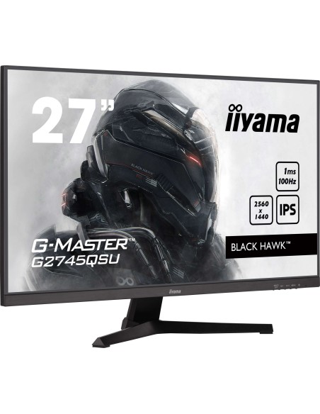iiyama G-MASTER G2745QSU-B2 pantalla para PC 68,6 cm (27") 2560 x 1440 Pixeles Wide Quad HD LED Negro