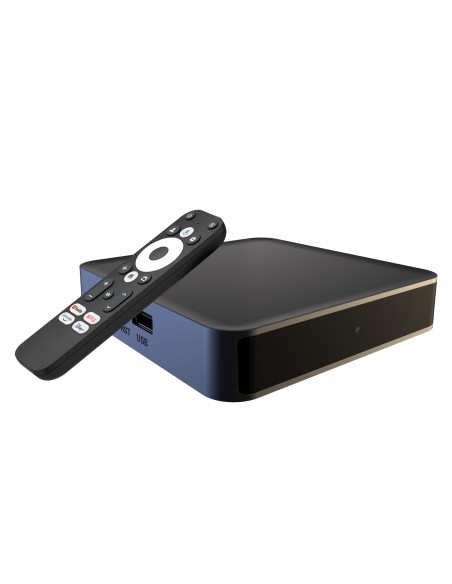 Leotec LETVBOXGC06 convertidor de Smart TV Negro 4K Ultra HD 32 GB Wifi Ethernet