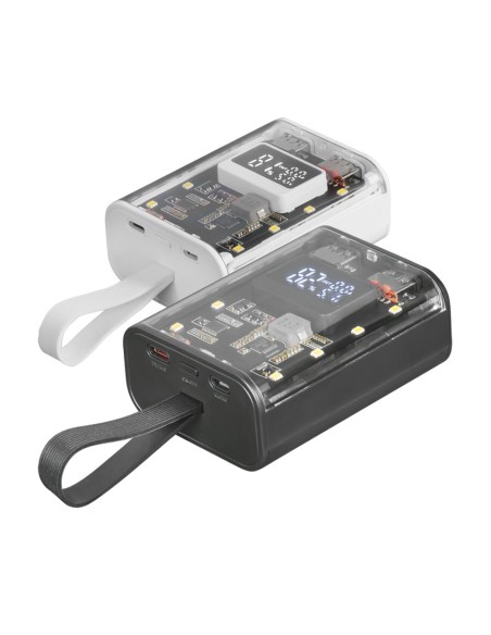 Mars Gaming MPK-10K, Power Bank Compacta 22.5W, Carga Rápida QC3.0 & PD3.0 10000mAh, Monitorización Inteligente de Batería con Mars Gaming MPK-10K, Power Bank Compacta 22.5W, Carga Rápida QC3.0 & PD3.0 10000mAh, Monitorización Inteligente de Batería con