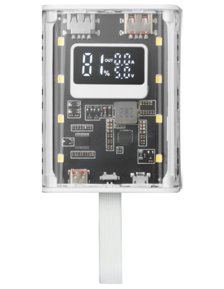 Mars Gaming MPK-10K, Power Bank Compacta 22.5W, Carga Rápida QC3.0 & PD3.0 10000mAh, Monitorización Inteligente de Batería con Mars Gaming MPK-10K, Power Bank Compacta 22.5W, Carga Rápida QC3.0 & PD3.0 10000mAh, Monitorización Inteligente de Batería con