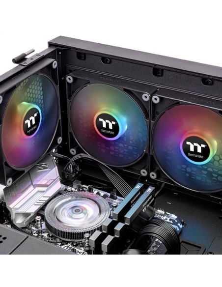Thermaltake TT CT140 ARGB Sync PC Carcasa del ordenador Ventilador Negro 2 pieza(s)