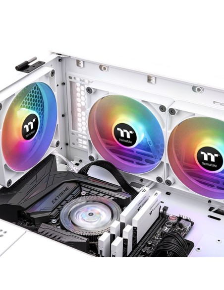 Thermaltake TT CT140 ARGB Sync PC Carcasa del ordenador Ventilador Blanco 2 pieza(s)