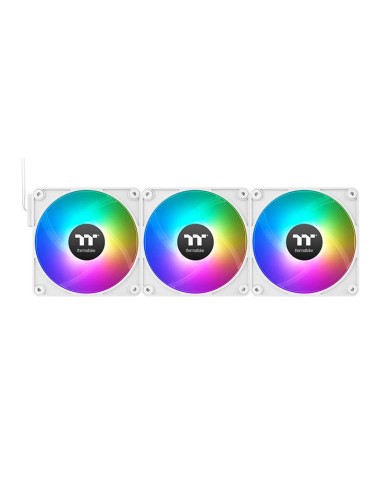 Thermaltake CL-F190-PL12SW-A sistema de refrigeración para ordenador Carcasa del ordenador Ventilador 12 cm Blanco 3 pieza(s)