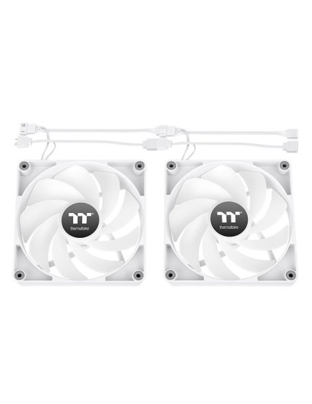 Thermaltake CT140 Reverse ARGB Carcasa del ordenador Ventilador 14 cm Blanco 2 pieza(s)