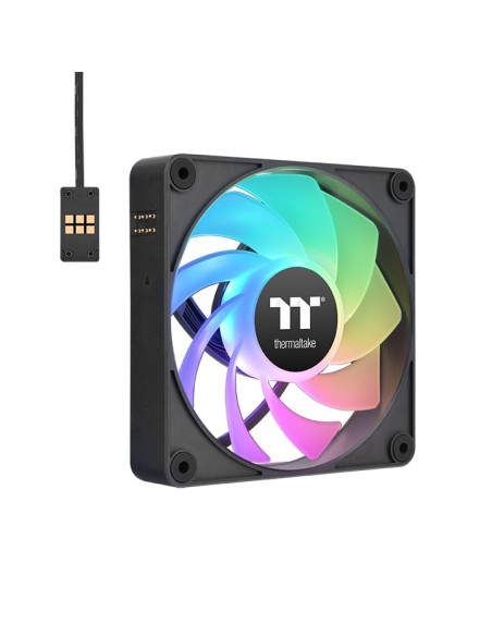 Thermaltake CL-F193-PL14SW-A sistema de refrigeración para ordenador Carcasa del ordenador Ventilador 14 cm Negro 3 pieza(s)