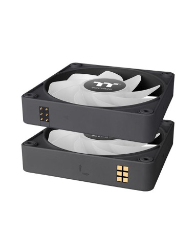 Thermaltake CL-F193-PL14SW-A sistema de refrigeración para ordenador Carcasa del ordenador Ventilador 14 cm Negro 3 pieza(s)