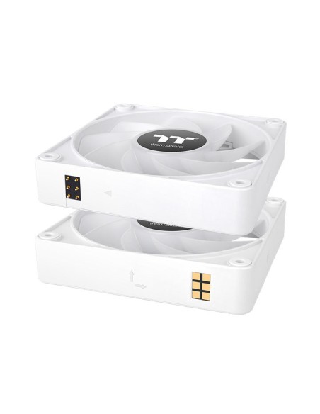 Thermaltake CL-F195-PL14SW-A sistema de refrigeración para ordenador Carcasa del ordenador Ventilador 14 cm Blanco 3 pieza(s)