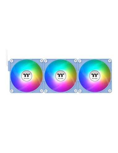 Thermaltake CL-F196-PL12BU-A sistema de refrigeración para ordenador Carcasa del ordenador Ventilador 12 cm Azul 3 pieza(s)