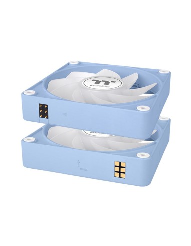 Thermaltake CL-F198-PL12BU-A sistema de refrigeración para ordenador Carcasa del ordenador Ventilador 12 cm Azul 3 pieza(s)