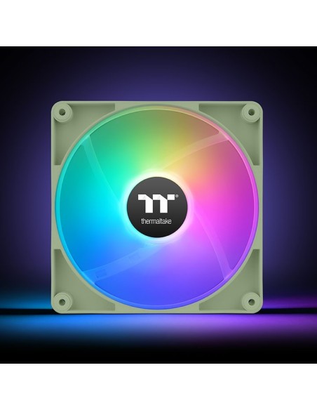 Thermaltake Matcha Green CT120 Carcasa del ordenador Ventilador 12 cm Gris 2 pieza(s)