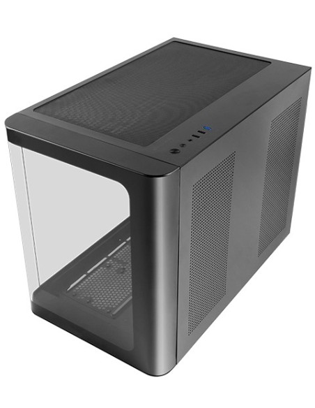 Mars Gaming MC-FUSIONM, Caja Gaming Micro-ATX, Ventana Lateral y Frontal Curvo de Cristal Templado Continuo, Minitorre PC Doble Mars Gaming MC-FUSIONM, Caja Gaming Micro-ATX, Ventana Lateral y Frontal Curvo de Cristal Templado Continuo, Minitorre PC Doble