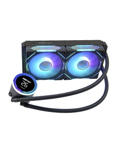 KeepOut XWC-240 PRO sistema de refrigeración para ordenador Procesador Kit de refrigeración líquida 12 cm Negro 2