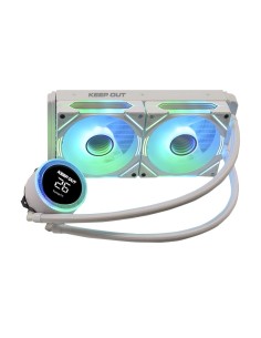 KeepOut XWC-240 PRO Procesador Kit de refrigeración líquida 12 cm Blanco 2