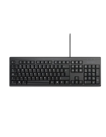 Kensington KB100 EQ teclado Hogar   Oficina USB QWERTY Español Negro