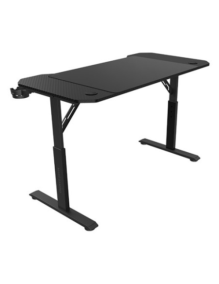 Mars Gaming MGD-ERGO120, Mesa Altura Ajustable 3 Posiciones, Superficie Ergonómica, Estructura Metálica, Alfombrilla XXL,