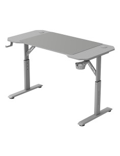 Mars Gaming MGD-ERGO120, Mesa Altura Ajustable 3 Posiciones, Superficie Ergonómica, Estructura Metálica, Alfombrilla XXL,