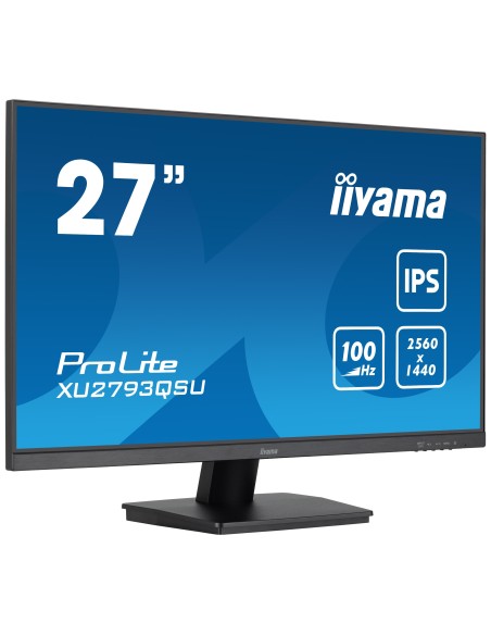 iiyama ProLite XU2793QSU-B7 LED display 68,6 cm (27") 2560 x 1440 Pixeles Wide Quad HD Negro