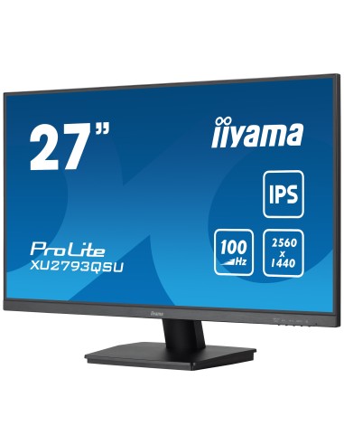 iiyama ProLite XU2793QSU-B7 LED display 68,6 cm (27") 2560 x 1440 Pixeles Wide Quad HD Negro