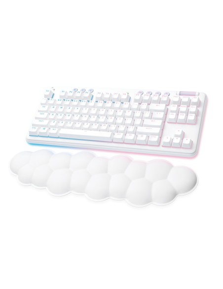 Logitech G G715 teclado Juego RF Wireless + Bluetooth QWERTY Internacional de EE.UU. Blanco