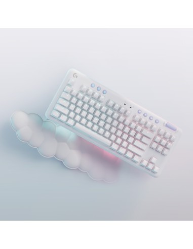 Logitech G G715 teclado Juego RF Wireless + Bluetooth QWERTY Internacional de EE.UU. Blanco