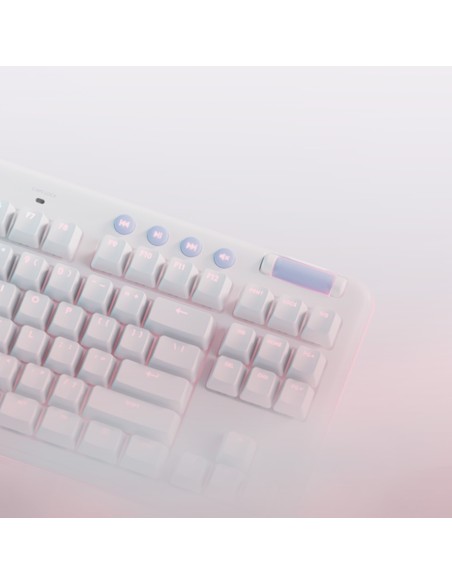 Logitech G G715 teclado Juego RF Wireless + Bluetooth QWERTY Internacional de EE.UU. Blanco