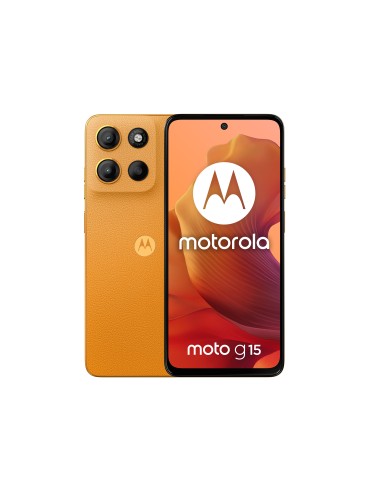 Motorola moto g15 17,1 cm (6.72") SIM doble Android 15 4G USB Tipo C 8 GB 128 GB 5200 mAh Naranja