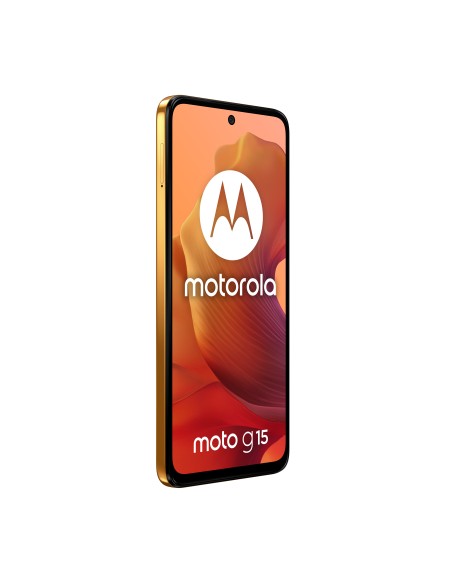 Motorola moto g15 17,1 cm (6.72") SIM doble Android 15 4G USB Tipo C 8 GB 128 GB 5200 mAh Naranja Motorola moto g15 17,1 cm (6.72") SIM doble Android 15 4G USB Tipo C 8 GB 128 GB 5200 mAh Naranja