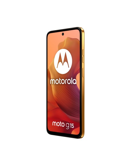 Motorola moto g15 17,1 cm (6.72") SIM doble Android 15 4G USB Tipo C 8 GB 128 GB 5200 mAh Naranja Motorola moto g15 17,1 cm (6.72") SIM doble Android 15 4G USB Tipo C 8 GB 128 GB 5200 mAh Naranja