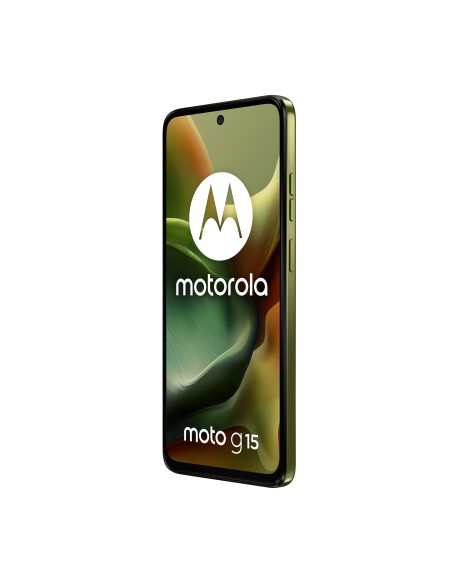 Motorola moto g15 17,1 cm (6.72") SIM doble Android 15 4G USB Tipo C 8 GB 128 GB 5200 mAh Verde Motorola moto g15 17,1 cm (6.72") SIM doble Android 15 4G USB Tipo C 8 GB 128 GB 5200 mAh Verde
