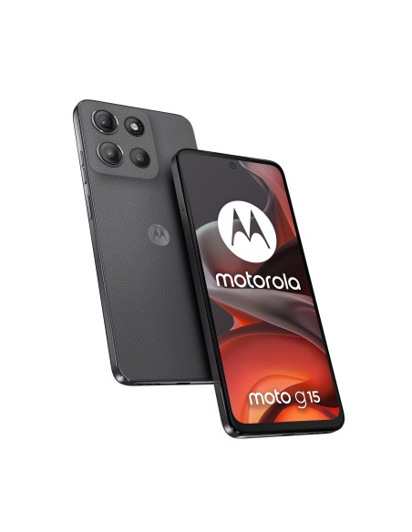 Motorola moto g15 17,1 cm (6.72") SIM doble Android 15 4G USB Tipo C 8 GB 128 GB 5200 mAh Gris