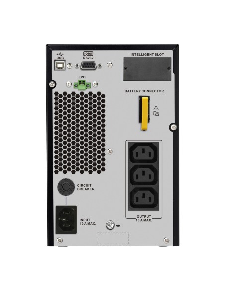APC Easy UPS On-Line SRV sistema de alimentación ininterrumpida (UPS) Doble conversión (en línea) 3 kVA 2700 W 7 salidas AC