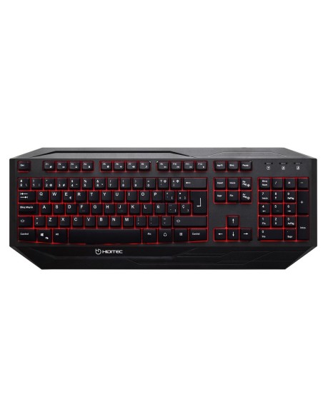 Hiditec GK200 teclado Juego USB QWERTY Negro