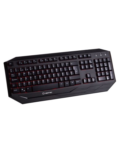 Hiditec GK200 teclado Juego USB QWERTY Negro