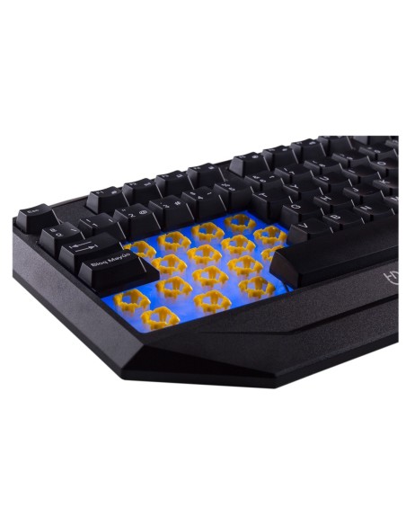 Hiditec GK200 teclado Juego USB QWERTY Negro