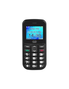 Trevi Max 20 4,5 cm (1.77") 160 g Negro Teléfono para personas mayores