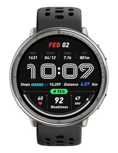 Amazfit Active 2 3,35 cm (1.32") AMOLED Digital 466 x 466 Pixeles Pantalla táctil Plata GPS (satélite)