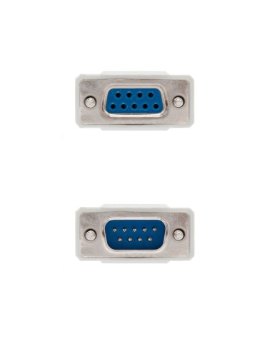 Nanocable 10.14.0203 cable de serie Beige 3 m DB9