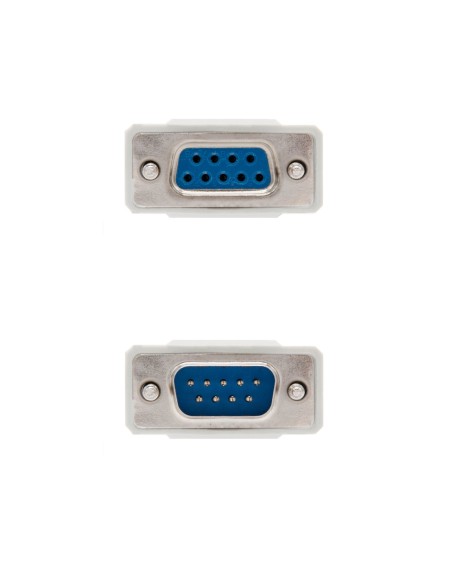 Nanocable 10.14.0203 cable de serie Beige 3 m DB9